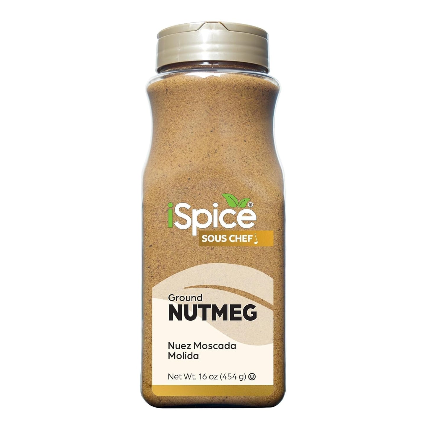 iSpice Premium nutmeg, ground nutmeg is Gluten Free and Non-GMO, 100% Natural, ground is used in Coffee, tea, hot chocolate, cur