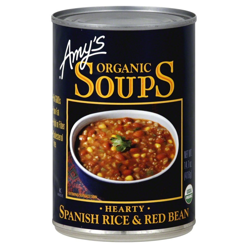 Amys, Soup Spnsh Rice&Red Bean, 14.7 OZ (Pack of 36)