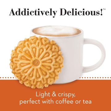 Reko Pizzelle Authentic Italian Style Waffle Cookie, Pumpkin Spice, 7 Ounce (Pack of 1)