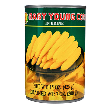 Baby Young Corn in Brine, 15 oz (Pack of 1)