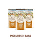 New England Coffee Hazelnut Crme Medium Roast Ground Coffee, 11oz Bag (Pack of 3)