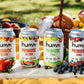 Humm Sparkling Water Variety Pack, Peach & Raspberry Lime Seltzer, Zero Sugar, Zero Calorie, Whole30 Approved Probiotic Drink, 2