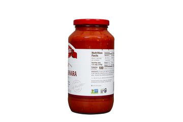 Mezzetta Family Recipes Spicy Marinara Sauce | Non-Gmo, Gluten Free, Vegan, No Preservatives | 25 Ounce Jar (Pack Of 2)