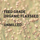 New Country Organics | Organic Flaxseed For Livestock | Certified Organic And Non-Gmo | Feed Grade | 40 Lbs