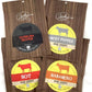 Jerky.com Hot Jerky Combo - Habanero, Ghost Pepper, Carolina Reaper, Classic - 2.5 oz Bags (Pack of 4)