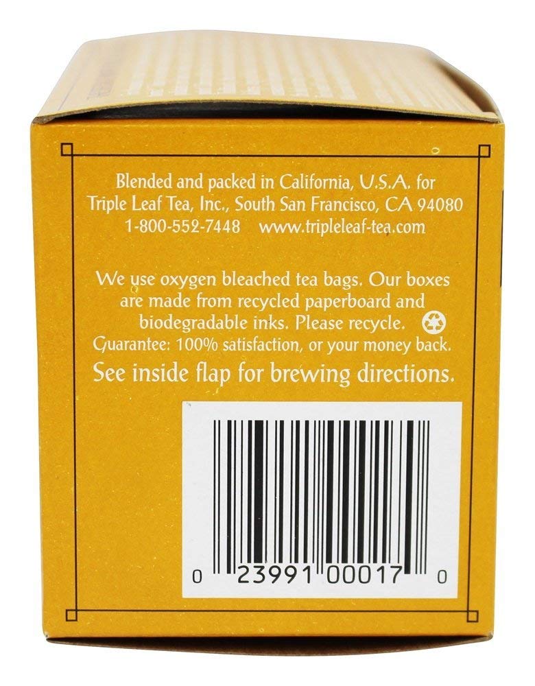 Triple Leaf Natural Herbal Tea, Detox 20 Bags (Pack Of 2)