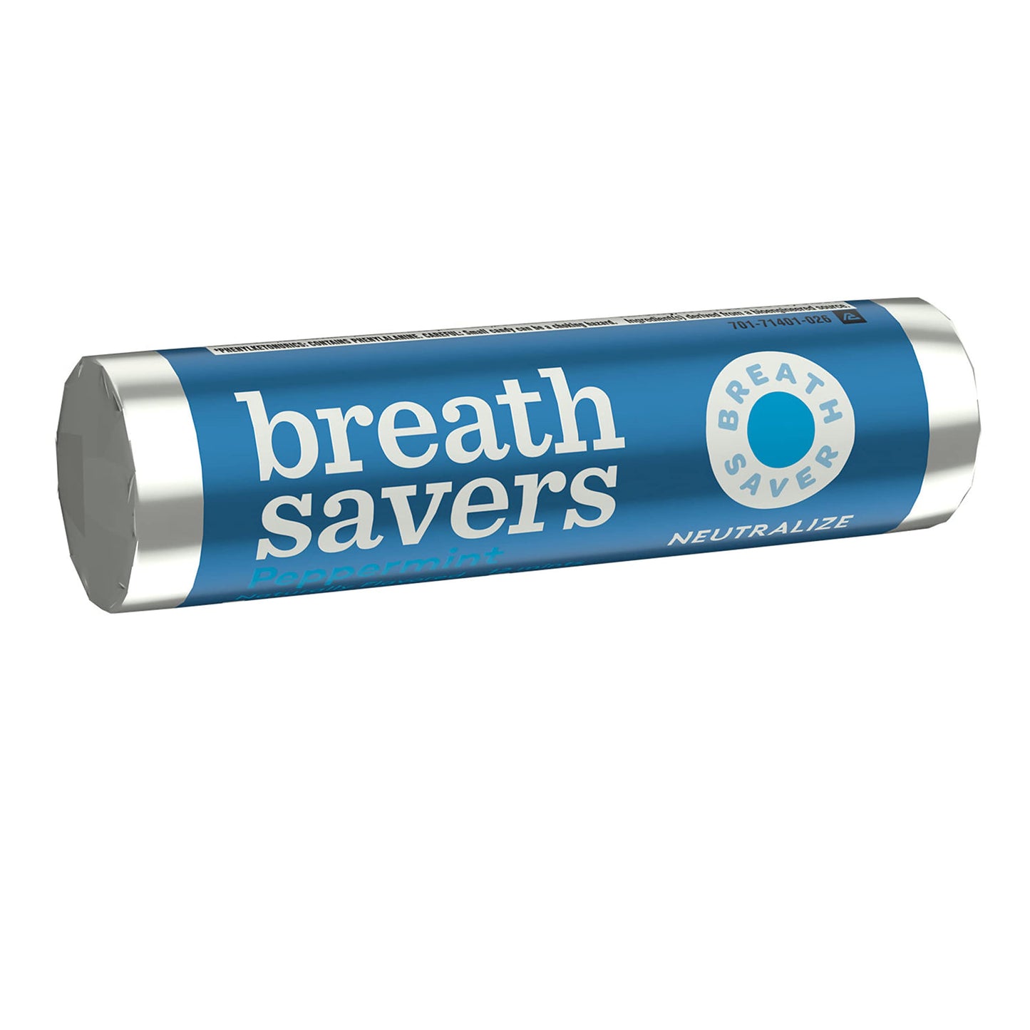 Breath Savers Peppermint Sugar Free Breath Mints Rolls, 0.75 Oz (24 Count)