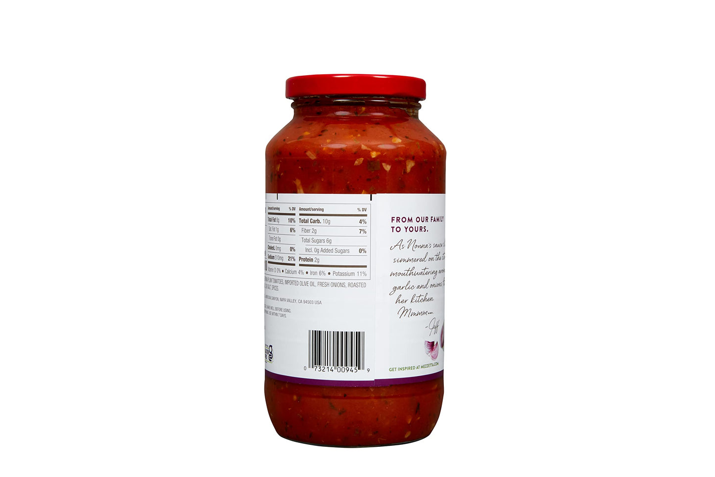 Mezzetta Sauce Psta Rst Grl&Crm On Nv (Pack Of 6)