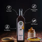 Girorganic Wood Pressed Black Sesame Oil-1Litre Glass Bottle,Unrefined/Unfiltered Cold Pressed Virgin Oil,Kacchi Ghani/Gingelly