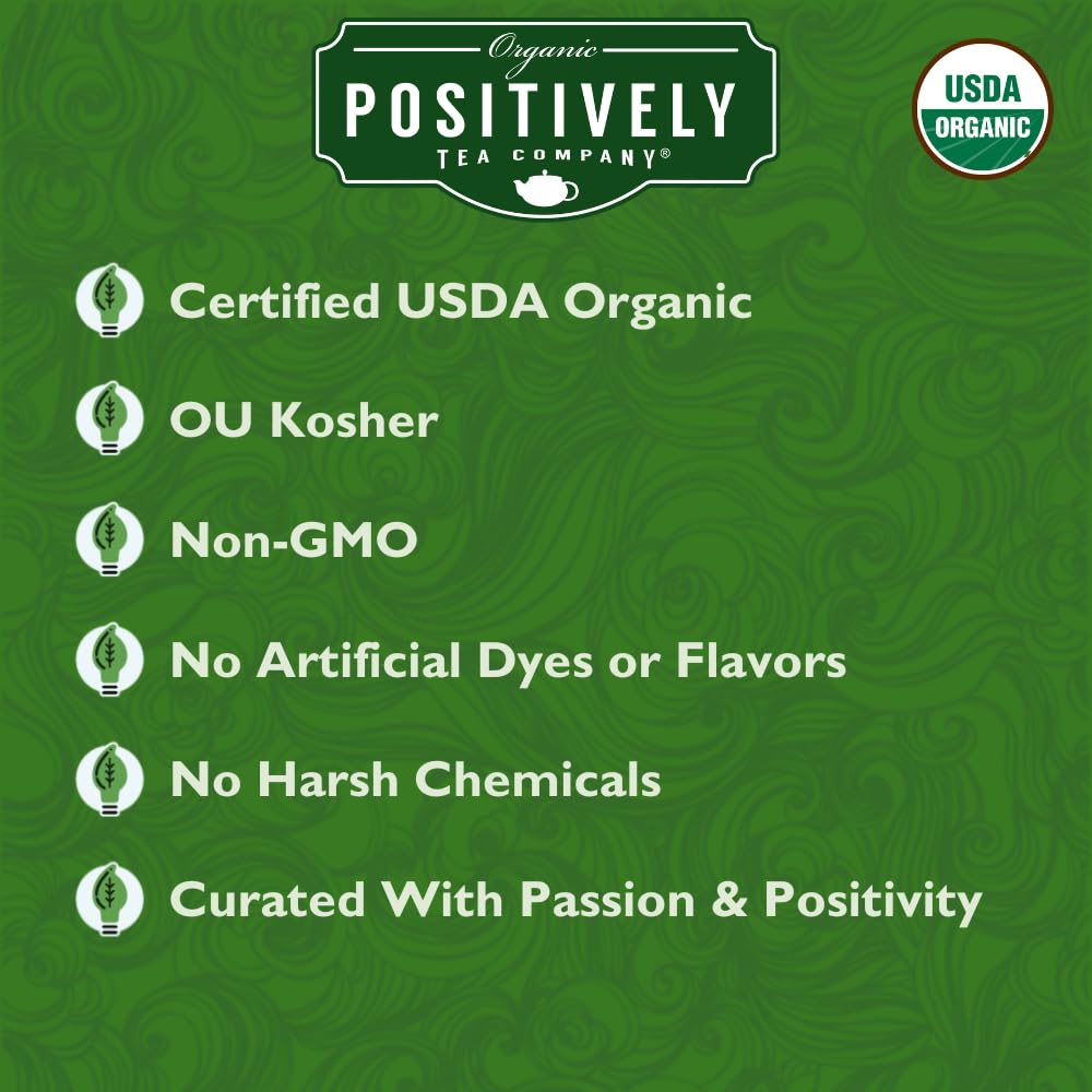Organic Positively Tea Company, Irish Breakfast Black Tea, Loose Leaf, 4 Ounce