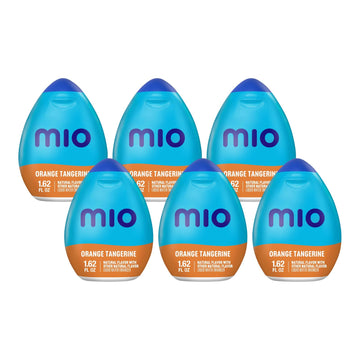Mio Vitamins Liquid Water Enhancer, Orange Tangerine, 1.62 Fl Oz, 6-Pack