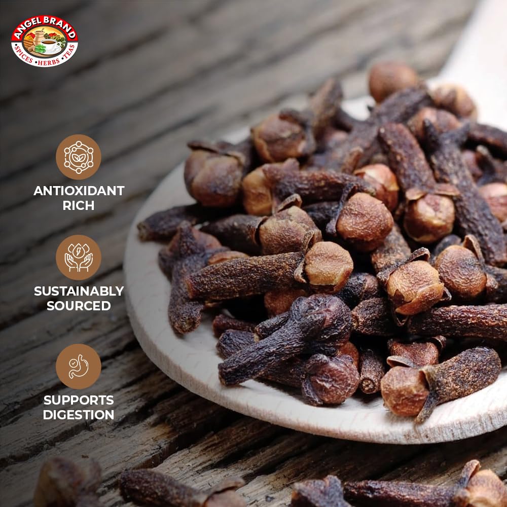 Angel Brand Whole Cloves – Aromatic Cloves for Cooking, Baking, and Beverages