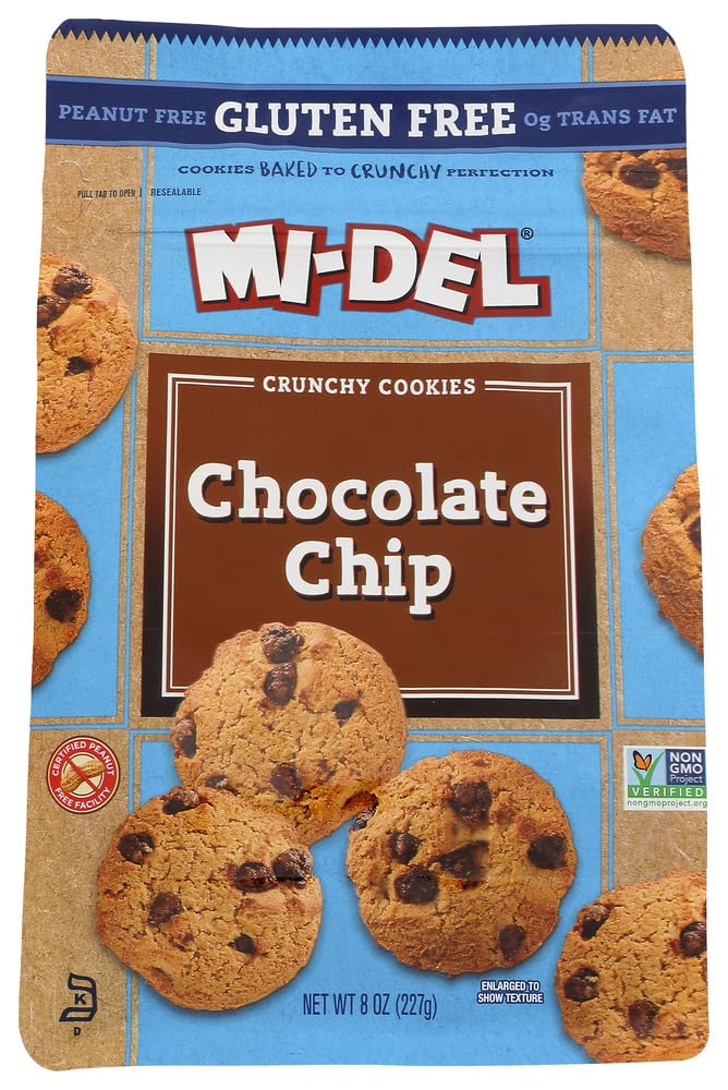 Mi-Del Gluten Free Cookies Chocolate Chip - 8 oz