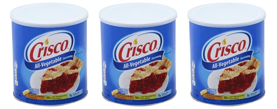 Crisco Vegetable Shortening, 48 Fl Oz (Pack Of 3)