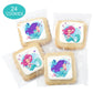 Mermaid Party Favors Cookies Decorated | Individually Wrapped 24 Pack | Theme Birthday Candy | Treats Dessert Table Sweets