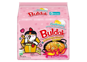 Korean Instant Noodles (CASE SET, CARBONARA BULDAK NOODLES)