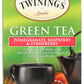 Twinings Tea - Tea Green Pomegranate Raspberry & Strawberry - Case Of 6 - 20 Bag