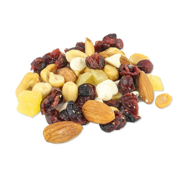 Oregon Farm Fresh Snacks Cranberry Craze - Fresh Oregon Grown Cashew Almond Trail Mix with Dried Pineapple and Yogurt Chips - He