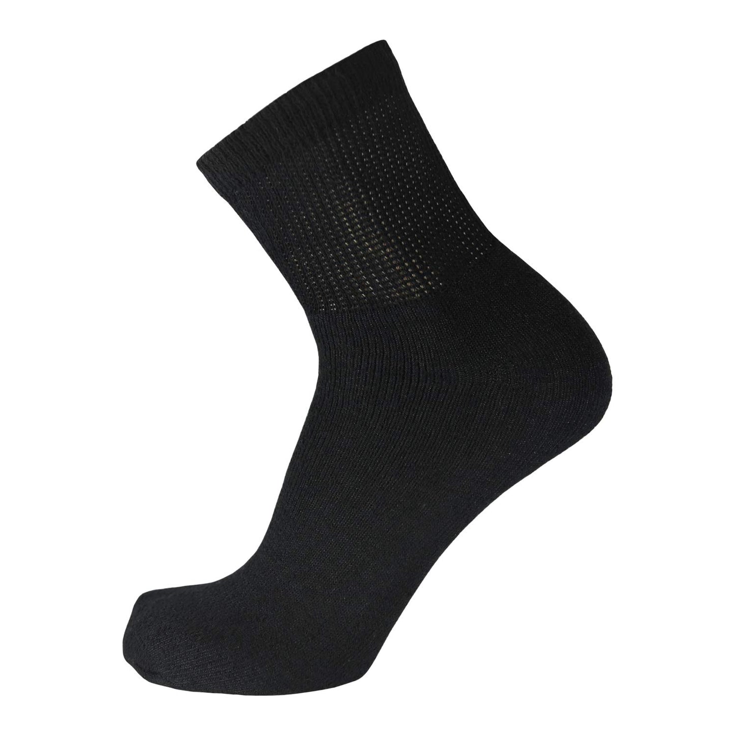 Big And Tall Diabetic Neuropathy Ankle Socks, King Size Mens Athletic Quarter Socks (Size: 13-16) (Gray, 6)