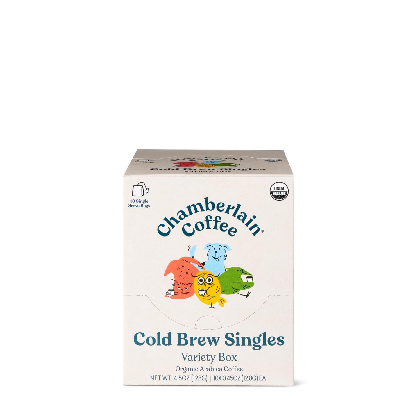 Chamberlain Coffee - Coffee Organic Step Drip Variety Box 10 Pack - Case Of 12-5 Ounces