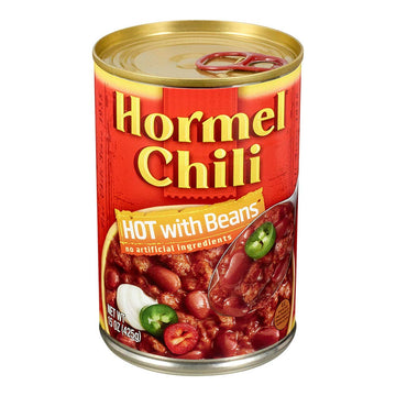 Hormel Chili Hot With Beans, 15 Ounce (Pack Of 6)