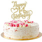 Arokippry Gold Glitter Happy 14Th Birthday Cake Topper - 14 Anniversarybirthday - Hello 14, Cheers To 14 Years,14  Fabulous Cake