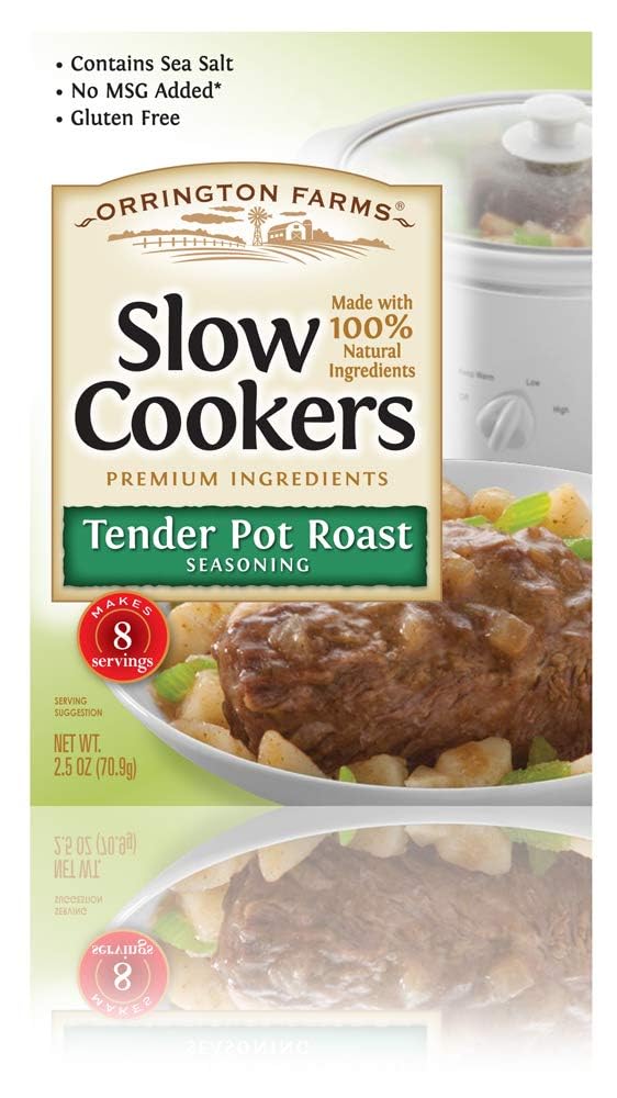 Orrington Farms Slow Cookers Pot Roast Seasoning, 2.5 Ounce (Pack Of 12)