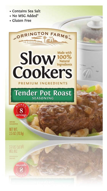Orrington Farms Slow Cookers Pot Roast Seasoning, 2.5 Ounce (Pack of 12)