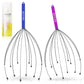 Hofason Scalp Massager, Handheld Head Massager Tingler, Scratcher For Deep Relaxation, Hair Stimulation And Stress Relief (2 Pac