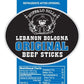 Buffalo Bills Lebanon Bologna Sticks, Original, Mild Beef, 1-lb Pack (16 Ounces)