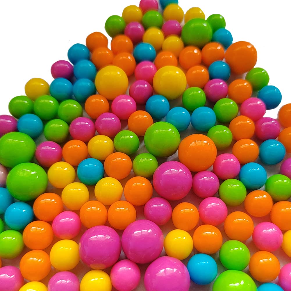 Edible Multicolour Pearl Sugar Sprinkles Candy Mixing Size Baking Cake Decorations Cupcake Toppers Cookie Decorating Wedding Party Valentine'S Halloween Christmas Supplies 100G/ 3.53Oz