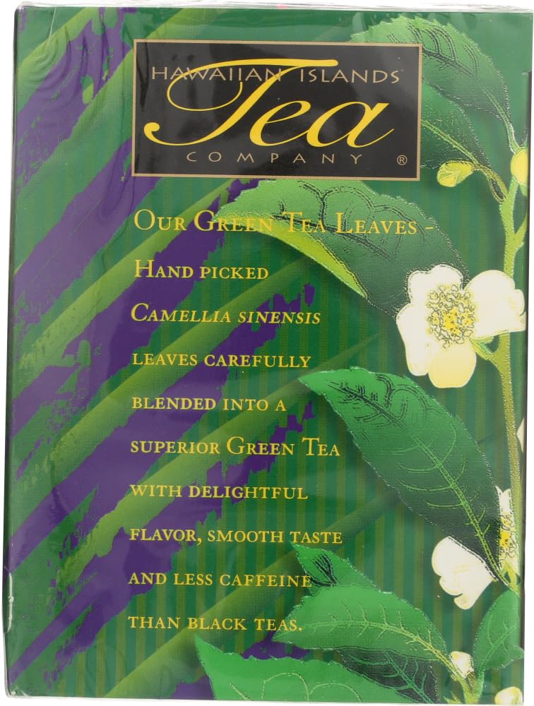 HAWAIIAN ISLANDS TEA COMPANY Guava Ginseng Green Tea - 20 Tea Bags, Multi Color, Model SYNCHKG002555