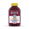 Beaver Cranberry Mustard, 13 oz squeeze bottle