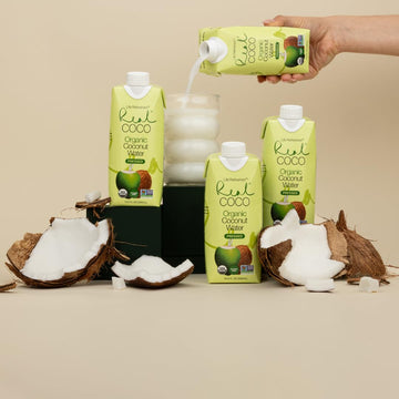 Life Refreshed Organic Pressed Coconut Water, 12-Pack (500mL), USDA Organic, No Sugar Added, Essential Electrolytes, Non-GMO, Dairy & Soy Free