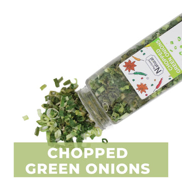 Freeze Dried Chopped Green Onions 4 Ounce, All Natural Non Gmo Gluten Free Dry Green Onions