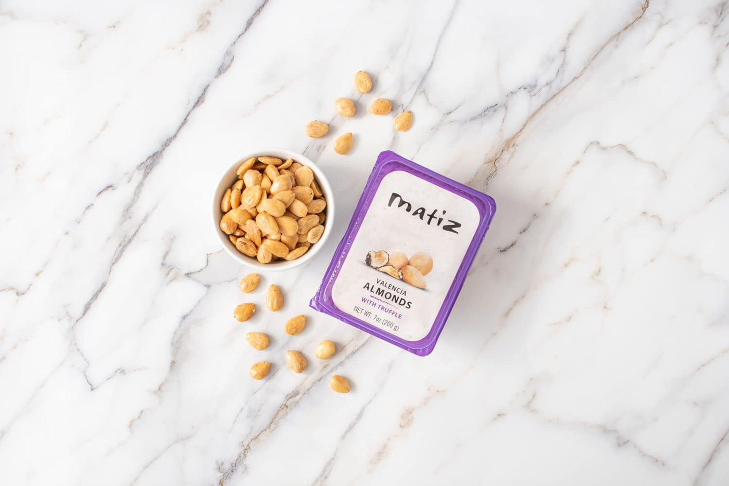 Matiz Valenica Almonds With Truffle | Spanish | Natural | Artisonal | 4 X 100G | (4 Pack - 400G, Valencia Truffle)