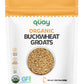 Quay Naturals Organic Buckwheat Groats 1.5 lb | Gluten-Free Ancient Grain Alternative | Non-GMO, Whole Buckwheat Groats, Vegan |