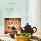 SSANGGYE Puer Tea - 40 Tea Bags, Premium Korean Herbal, Fermented Green Tea, Soft Deep Herb Taste, Aged Black Tea, Made in Korea