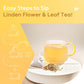 FullChea - Linden Tea  36 Teabags  Linden Leaf and Flower - Natural Tilo Tea - Non-GMO - Caffeine-free - Support Respiratory & Boost Immune System
