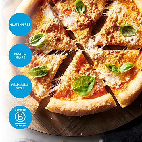King Arthur Gluten Free Pizza Flour: Crispy Neapolitan-Style Crust - 32 oz Box, Sorghum & Wheat Starch Blend, Xanthan Gum, Perfe