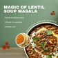 Pride Of India Lentil Soup Masala Spice Blend – 7 oz Dual Sifter Bottle – Ideal for Vegans & Vegetarians