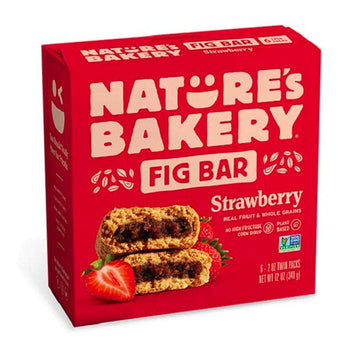 Nature'S Bakery Strawberry Fig Bars, 2 Oz, 6 Ct