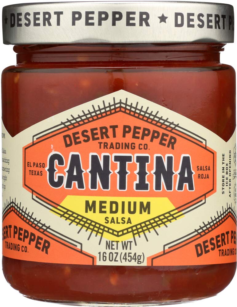 Desert Pepper Trading - Cantina Salsa - Medium Red - Case of 6 - 16 oz(D0102HXWP98.)