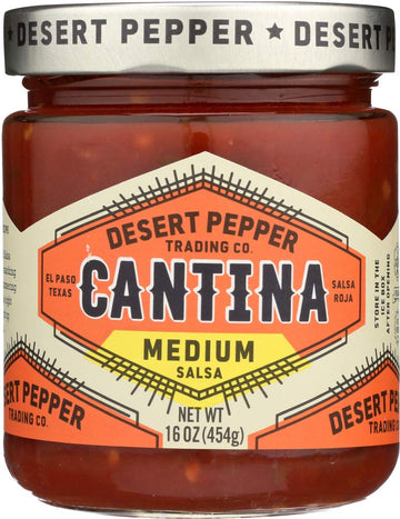Desert Pepper Trading - Cantina Salsa - Medium Red - Case of 6 - 16 oz(D0102HXWP98.)