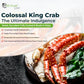 Colossal King Crab Legs - Wild-Caught  Pre-Cooked  Frozen - Sustainably Sourced Red King Crab from Norway (3 Pound)