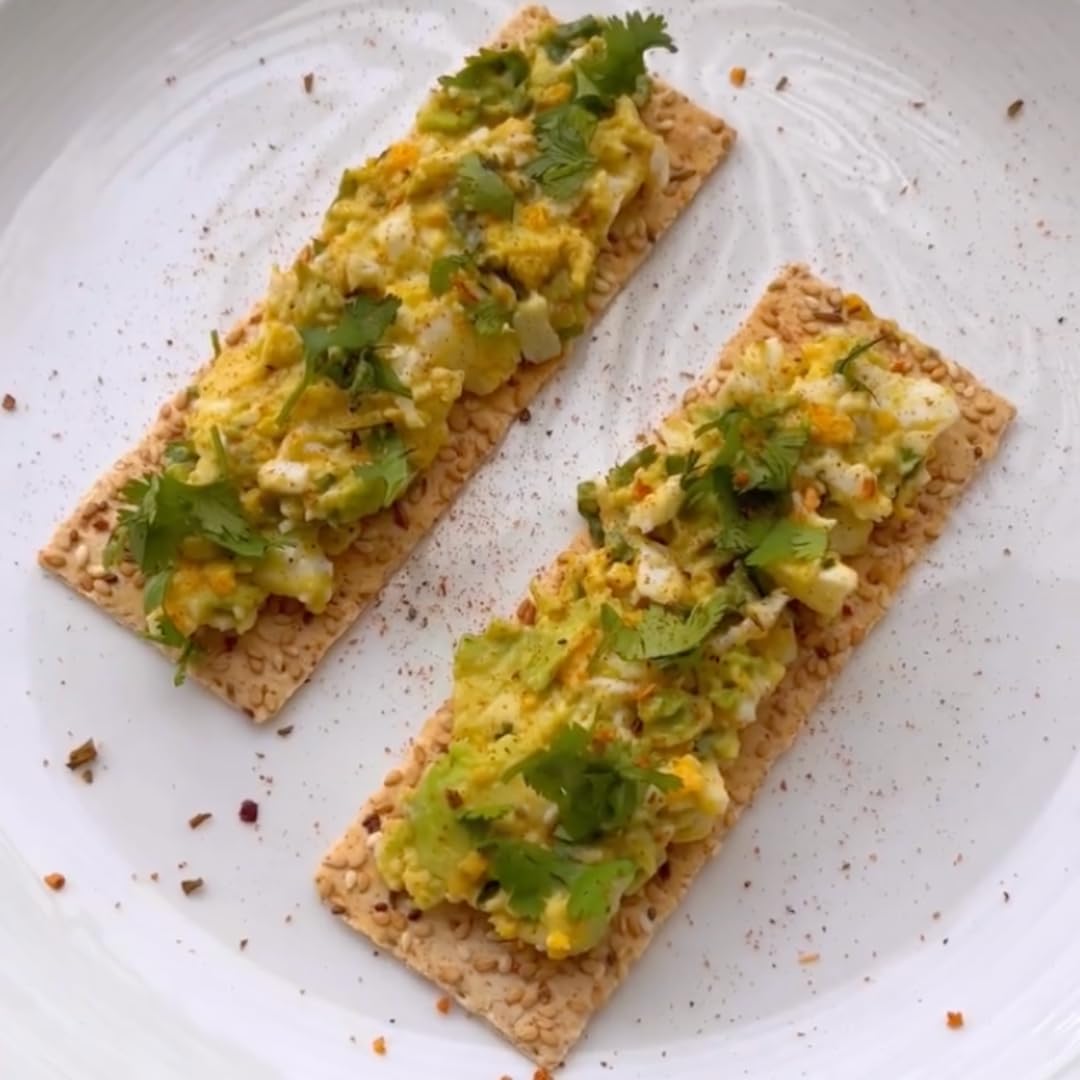 Suzies Kamut Rosemary Flatbread Crackers| Pack of 12 | Low-Fat & Vegan, Kosher, Whoelgrain | Low Carb Healthy SnackLow Carb | C