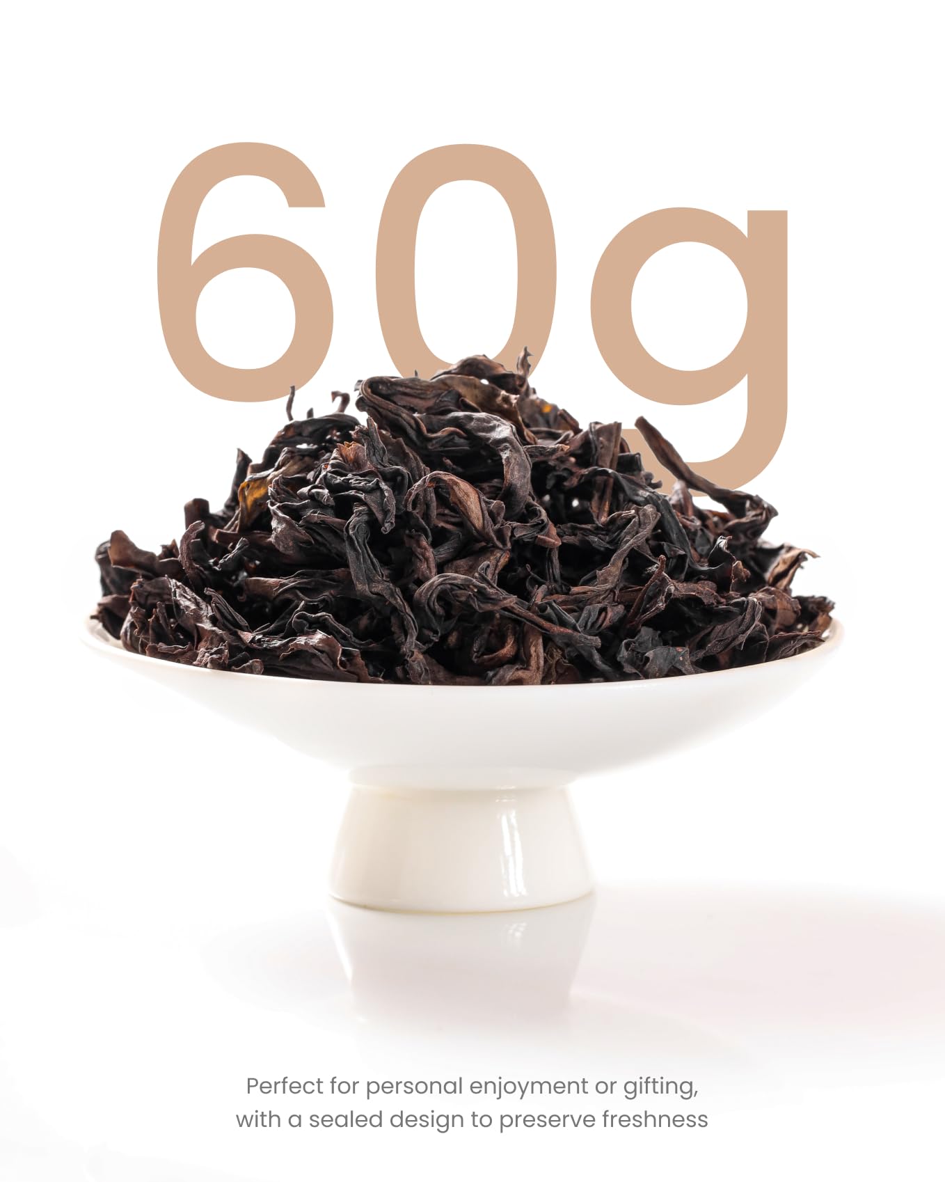 Tea Canyon Wuyi Rock Tea Da Hong Pao Oolong Tea - Hand-Selected, Hand-Roasted, 60g Loose Leaf