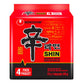 Case Set - Korean Shin Ramen Instant Noodles - 4 Goi Mi Han Quoc Shin - 4.58 Oz per Bag x 4 Bags per order - Made in South Korea