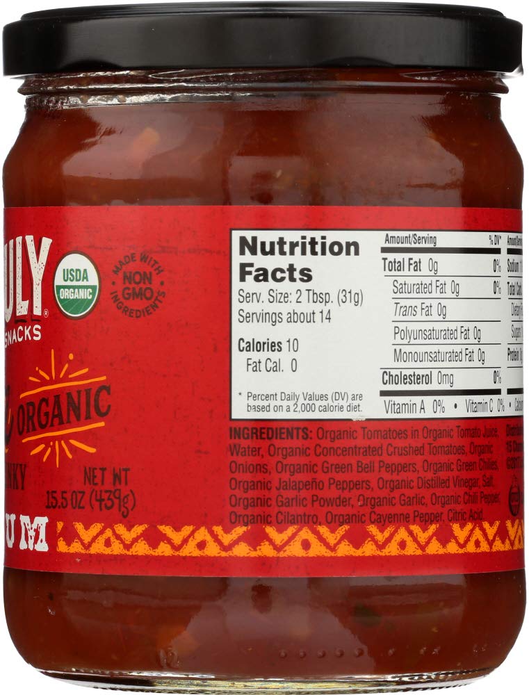 Late July Salsa Thick And Chunky Medium Organic 15.5 Ounce