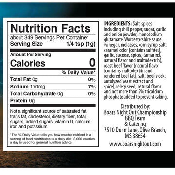 Boars Night Out Midwest Dust Steak, Fish, Pork And Poultry Seasoning